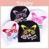 Butterfly Knitted Design Cap Fashionable Cold Weather Hat Accessories Gift