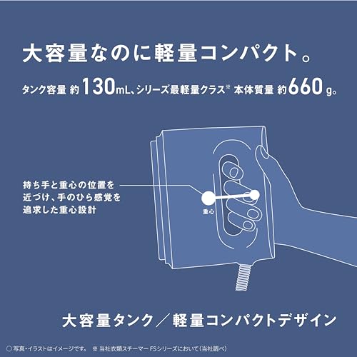 Паровой утюг Panasonic отпариватель для одежды NI-FS70A-K Calm Black 360° мощный пар 3 уровня регулировки температуры 2WAY дезодорация дезинфекция