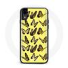 Case - MANIACASE - Iphone XS - Flexible - Yellow - Butterflies