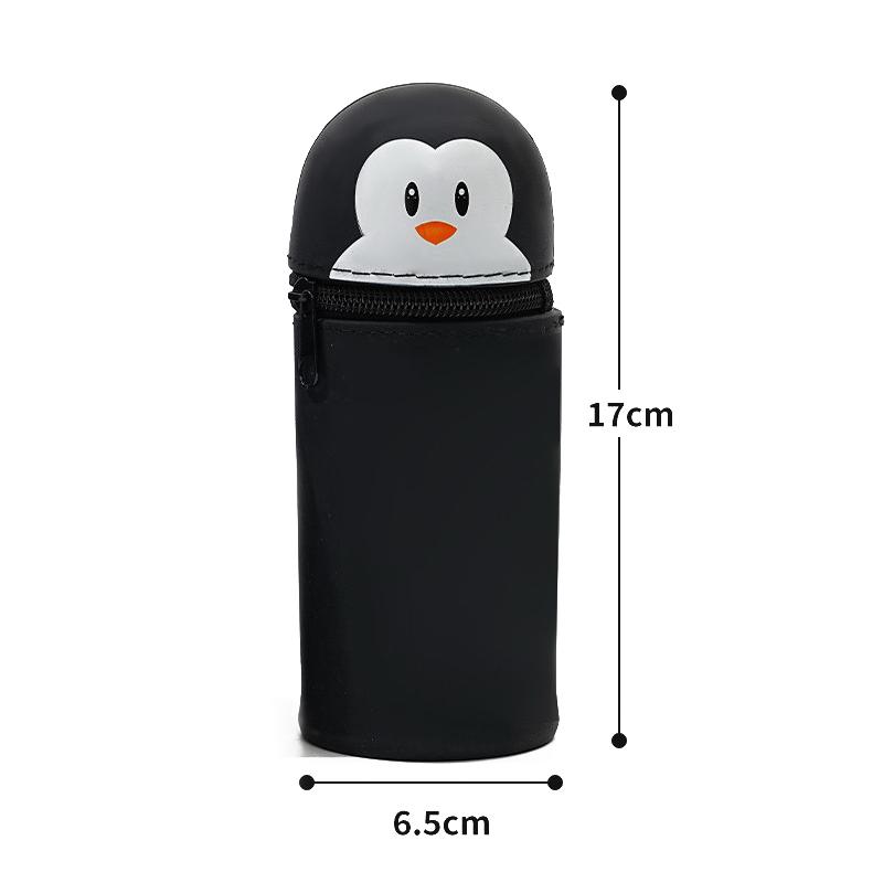 Мультяшный милый силиконовый пенал настольный органайзер креативный складной выдвижной контейнер для ручек канцелярские принадлежности сумка для хранения подарки