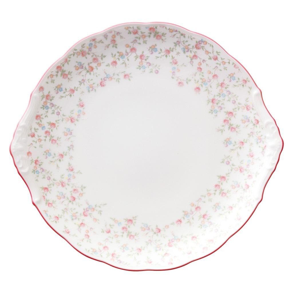 Костяная тарелка Noritake Cutie Rose, 28 см, подходит для микроволновой печи, Фарфор, T58119A/9940