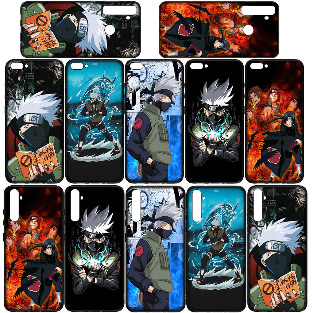 Phone Case for iPhone 17 15 16 Plus Redmi Note 14 12 11 13 Pro Max Huawei P30 P20 Lite OPPO A60 A40 A80 A18 A16 A54 Kakashi Anime Itachi Naruto Cover