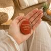 Oval Shape Affirmation Palm Stone Gold Engraving Pocket Stone Engraved Worry Stone  For Women