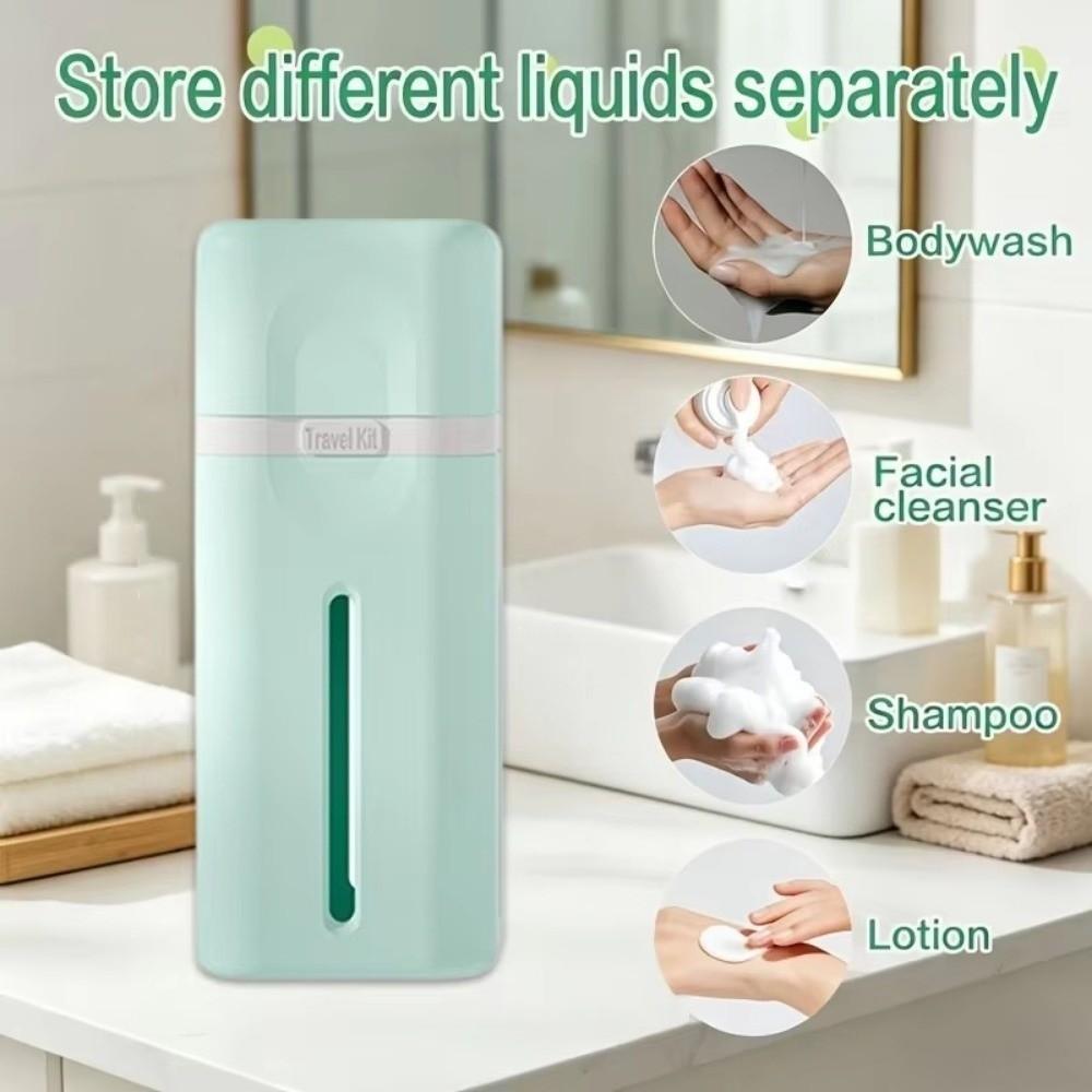 Leak Proof Travel Refillable Bottles 4 In 1 Travel Dispenser Bottle For Travel