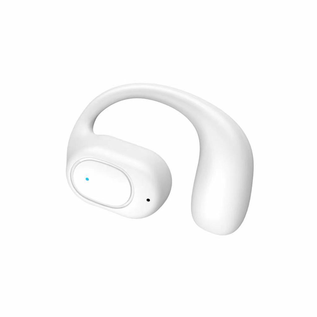 Беспроводная гарнитура Bluetooth с открытыми ушами — без крючков, односторонняя, безболезненная, с длительным сроком службы батареи для тренировок