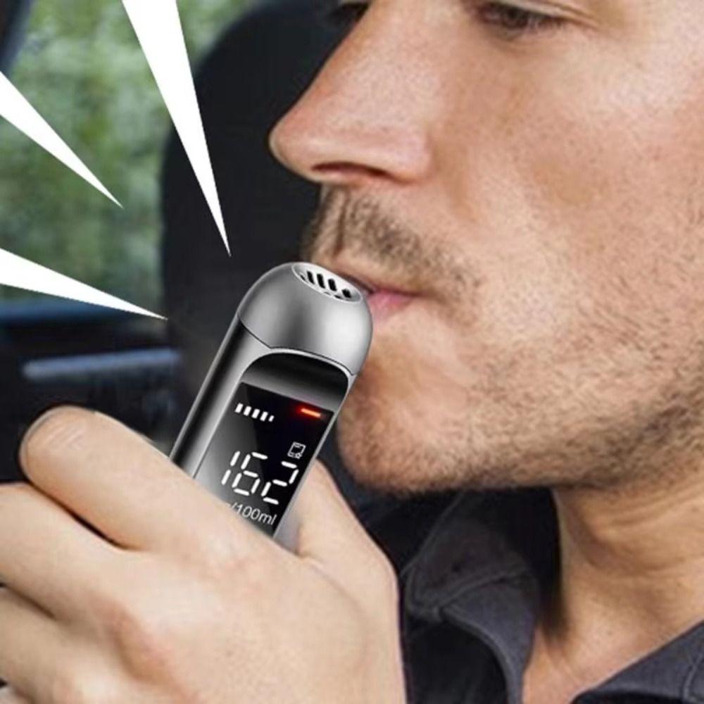 Fast Response Alcohol Breathalyzer Tester Professional Breathalyzer Car Driver Safety