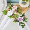 Wedding Ceremony Chair Back Flowers Elegant Wedding Chair Back Flower Embellishment Decorative Flowers for Aisle