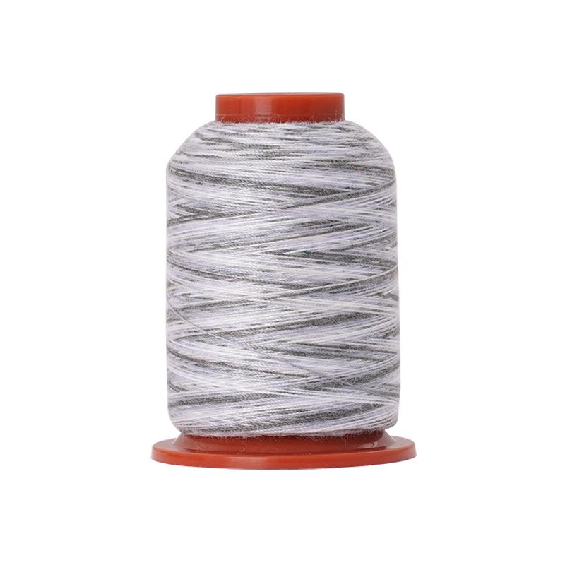 Rainbow Polyester Sewing Thread: Seven-Color Set of Small Spools for Hand Sewing.