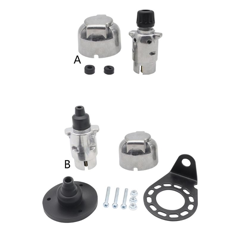 7-контактный адаптер прицепа 7-контактный разъем прицепа Разъем прицепа 7-контактный адаптер разъема прицепа