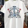 1979 Yacht Club Anchor Print T-Shirt,Soft Breathable & Fade-Resistant, Classic Fit for Daily Casual Wear