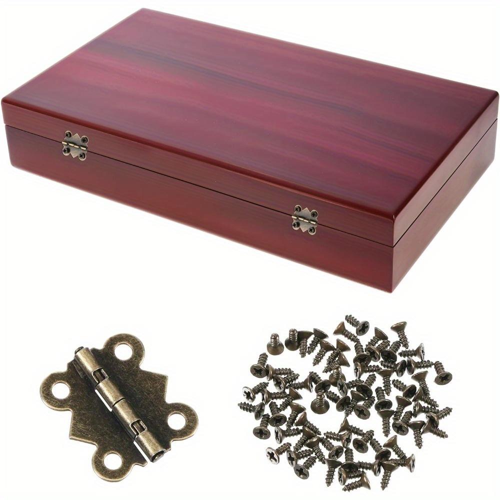 12 Pcs Small Butterfly Hinge for Craft Antique Bronze Hinges Mini Metal Hinges 20 x 17mm Hardware Retro Vintage Style Hinge