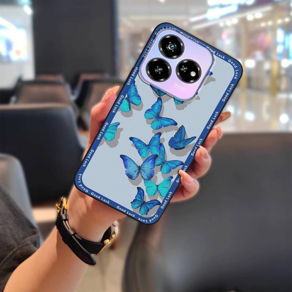 Грязеотталкивающая крышка Чехол для телефона для ZTE Blade V60 Design/Axon 60 Lite Мультяшный защитный Водонепроницаемый Милый Мягкий чехол ТПУ