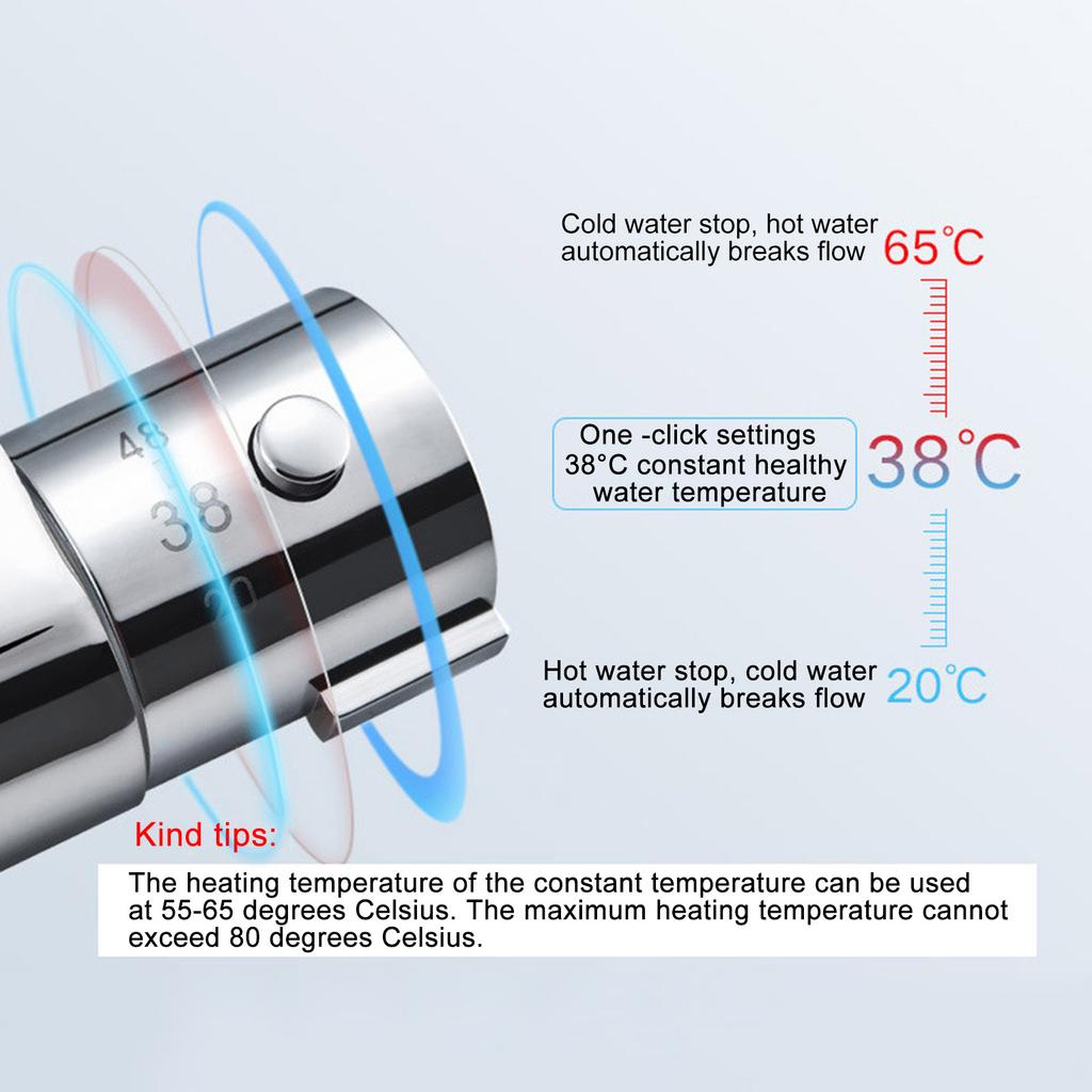 Термостатические смесители для душа Контроль постоянной температуры воды Настенные смесители для безопасного купания