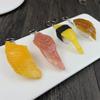 Japanese Style Simulation Food Key Chain Grilled Eel Seafood Sushi Model Toy  Gift