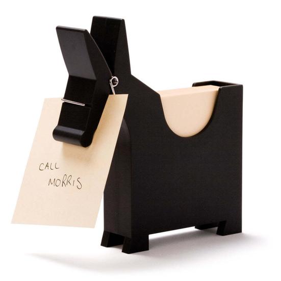 Desktop Memo Holder Sticker Note Holder Dispenser Pen Pencil Organizer Business Paper Container Funny Desk Decor