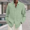 Рубашка Design Sense Solid Color Shirt Men's Long Sleeved Spring Autumn Trend Brand Loose Casual Shirts Men's
