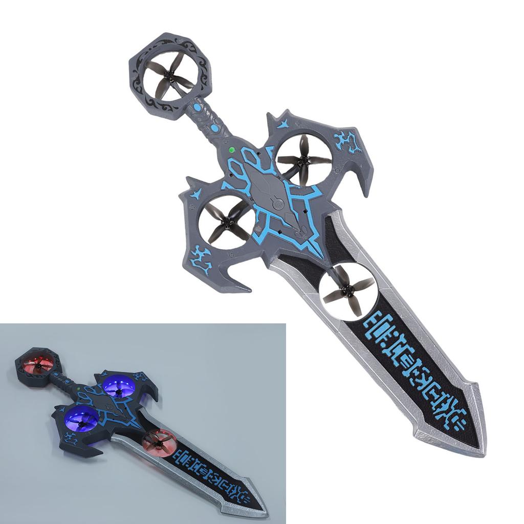 Самолет Летающий Меч Управление Пульт Дистанционного Управления Трюк Дрон Летающий Меч со Светодиодной Подсветкой для Игрушки