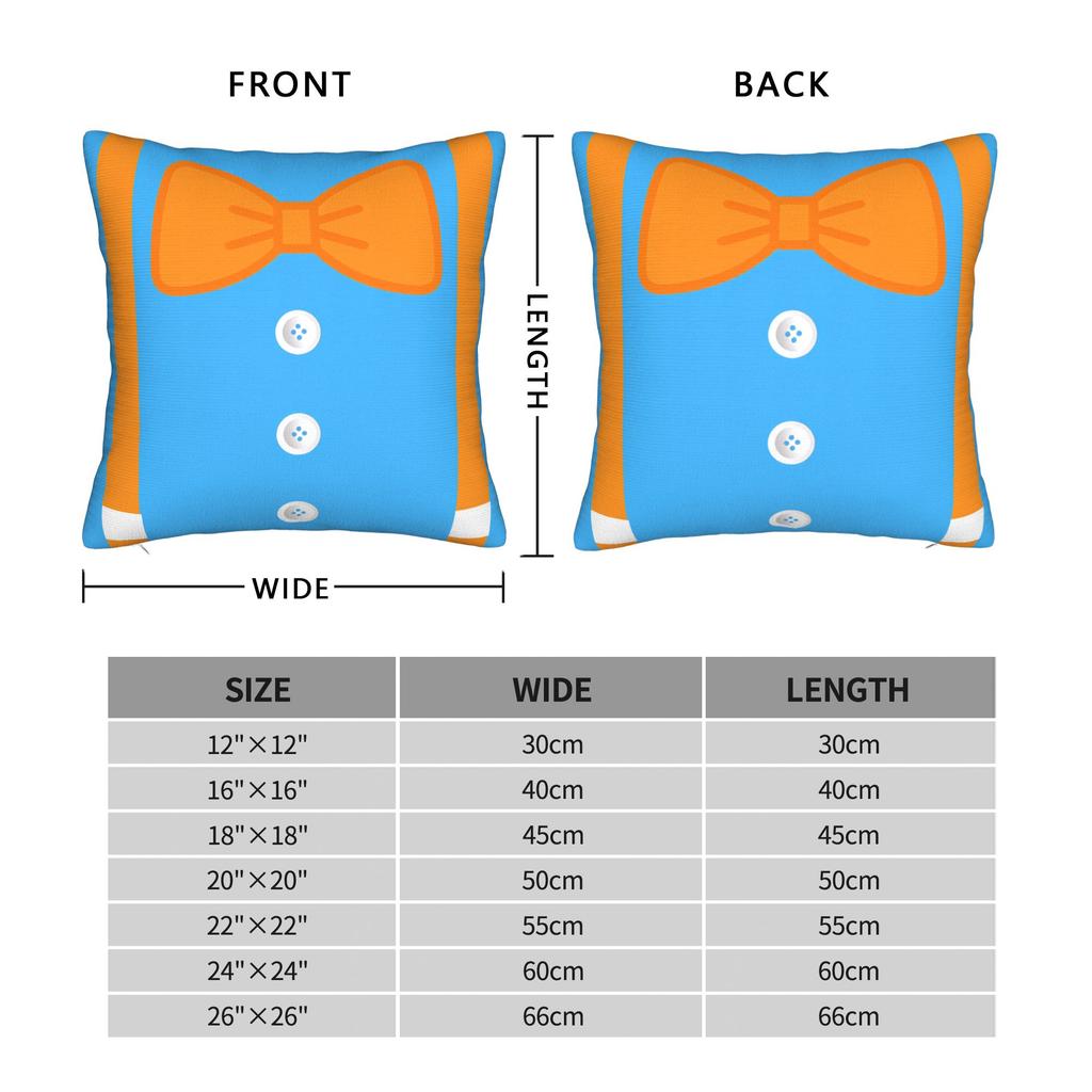 Cartoon B-Blippiing Pillow Case Custom Pillow Cover Kawaii Pillowcases For Sofa Bedroom Home Decor