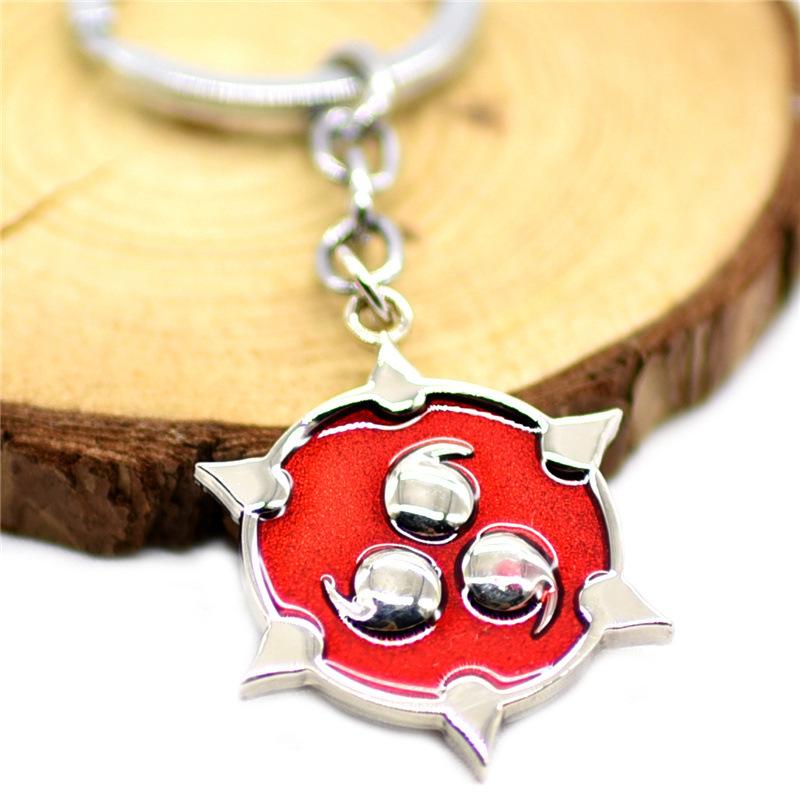 Naruto Anime Mask Keychain Uchiha Itachi Uzumaki Naruto Alloy Car Keychain Bag Pendant Key Ring Young Boys Girls Cosplay Accessories
