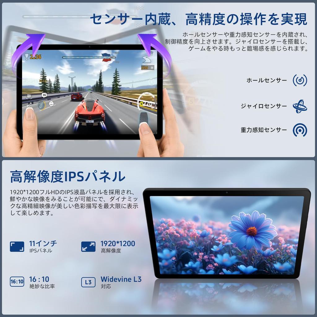 Планшет Android 15 Tabtop A90SL с Helio G99 24 ГБ ОЗУ 128 ГБ Большой IPS Face Беспроводной и Легкий 18 Вт Быстрая 8000 мАч Батарея G99 11-дюймовый 8-ядерный