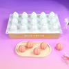 Silicone Fruit Peach Mold for Almond Mousse Cake Baking Flexible Nonstick Pan Home Kitchen Dessert Decoration