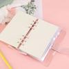 Portable Loose Leaf Notebook Cute Loose-leaf Hand Notebook Loose-leaf Refill Notebook  Student