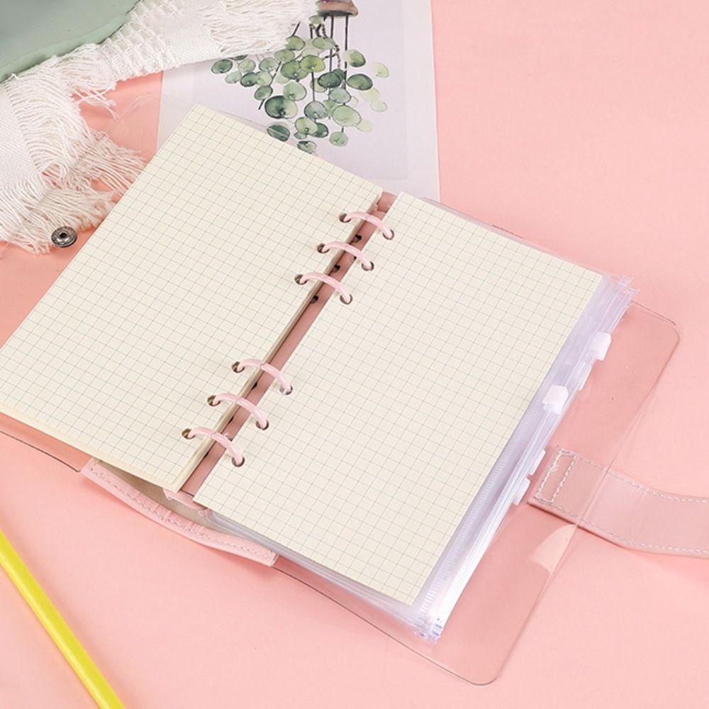 Portable Loose Leaf Notebook Cute Loose-leaf Hand Notebook Loose-leaf Refill Notebook Student
