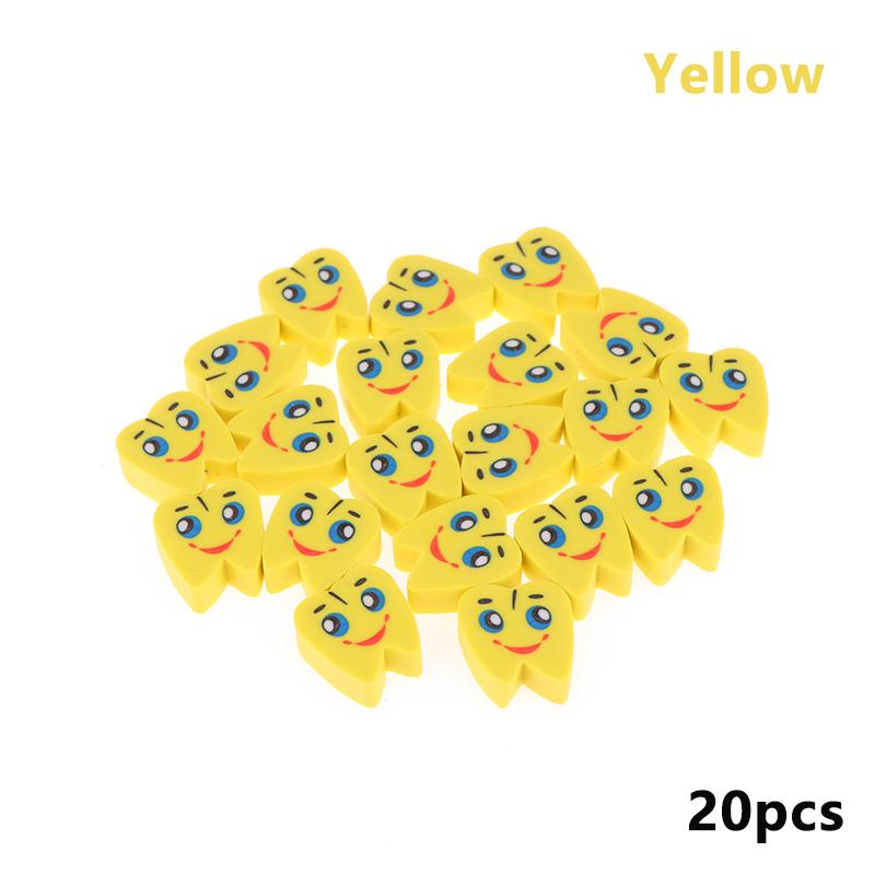 20 шт./упаковка резиновые ластики в форме моляра для зубов стоматологическая клиника школьный подарок студент резина