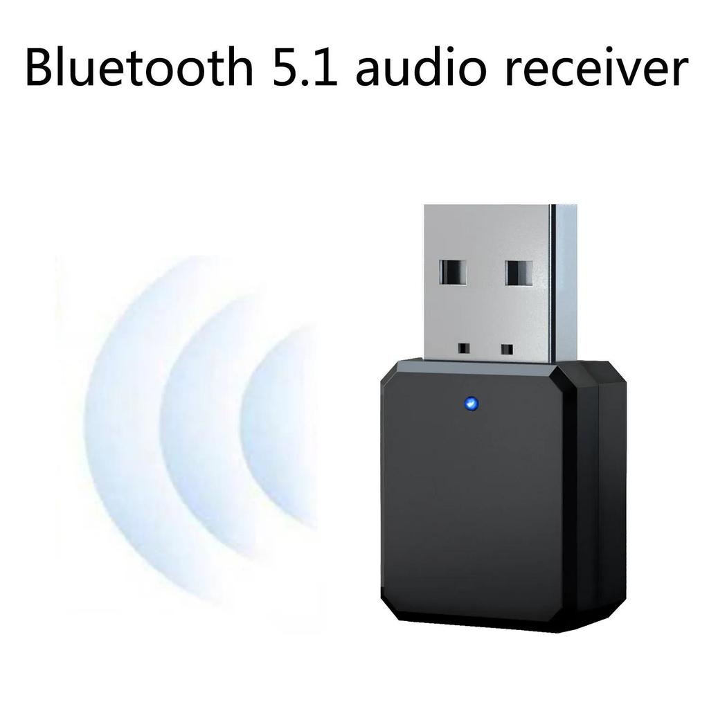 KN318 Bluetooth 5.1 Audio Receiver 3.5mm Aux Jack USB Adapter Car Hands-free Call Auto Bluetooth Transmitter for Car Radio Mp3 PC