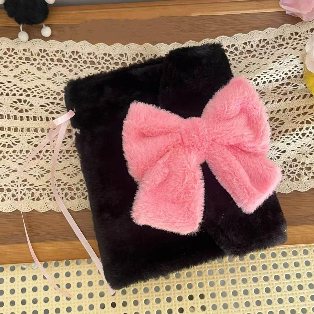 Bowknot Photo Album Plush 3-inch Small Card Storage Binder Creative Photocard Holder  Student