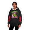 Women's Casual Fashion Plus Velvet Thickened Christmas Print Hooded Sweatshirt