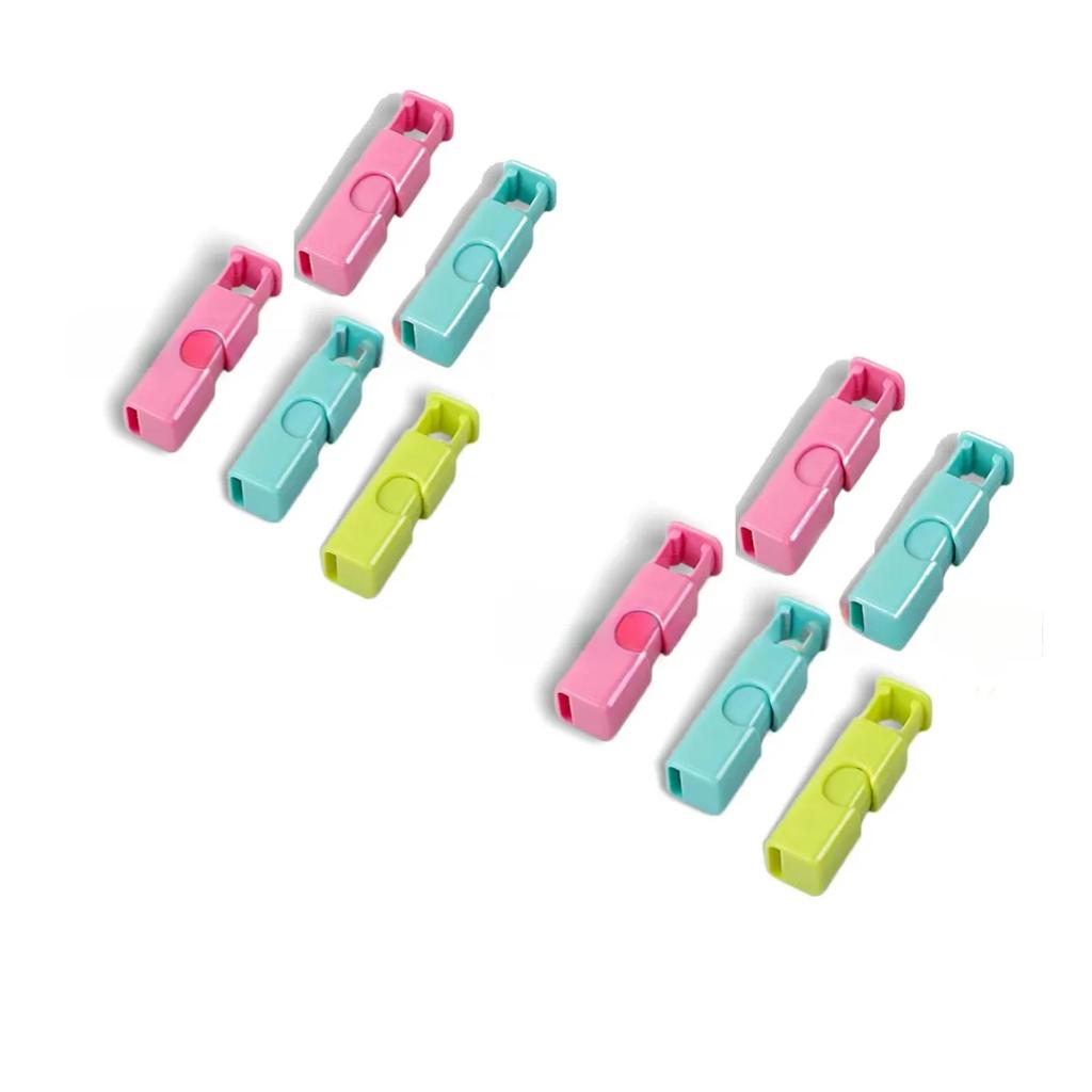 10pcs Portable Bread Snack Bag Sealer Kitchen Storage Food Seal Sealing Fresh Bag Clips Mini Vacuum Sealing ClampKitchenStorage