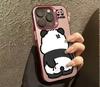 Новая милая панда подходит для чехла для мобильного телефона iphone17 Apple 15promax/14 противоударный 13pro/12/16.