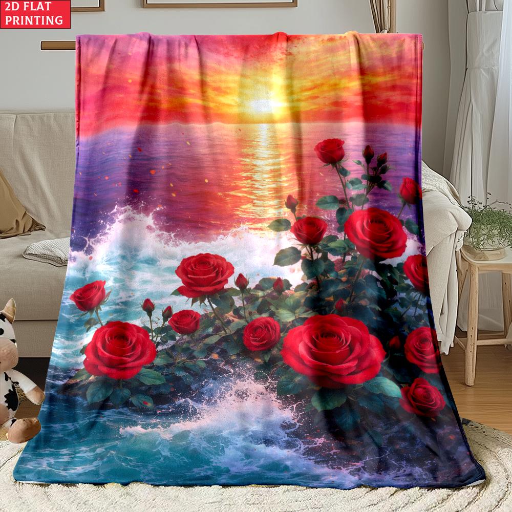 Animal flannel thin Blanket Picnic Bed Sofa Blankets Family Bedroom Children's Room Napping blankets fluffy