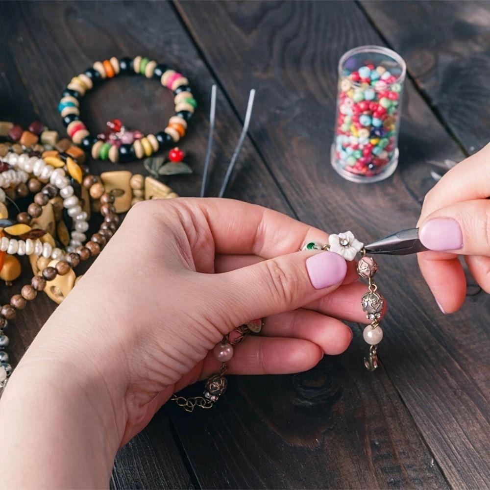 Open Jump Rings Jewelry Making Kit 12 Grids Repair Tools Kit Pliers Jewelry Findings Set  Bracelets