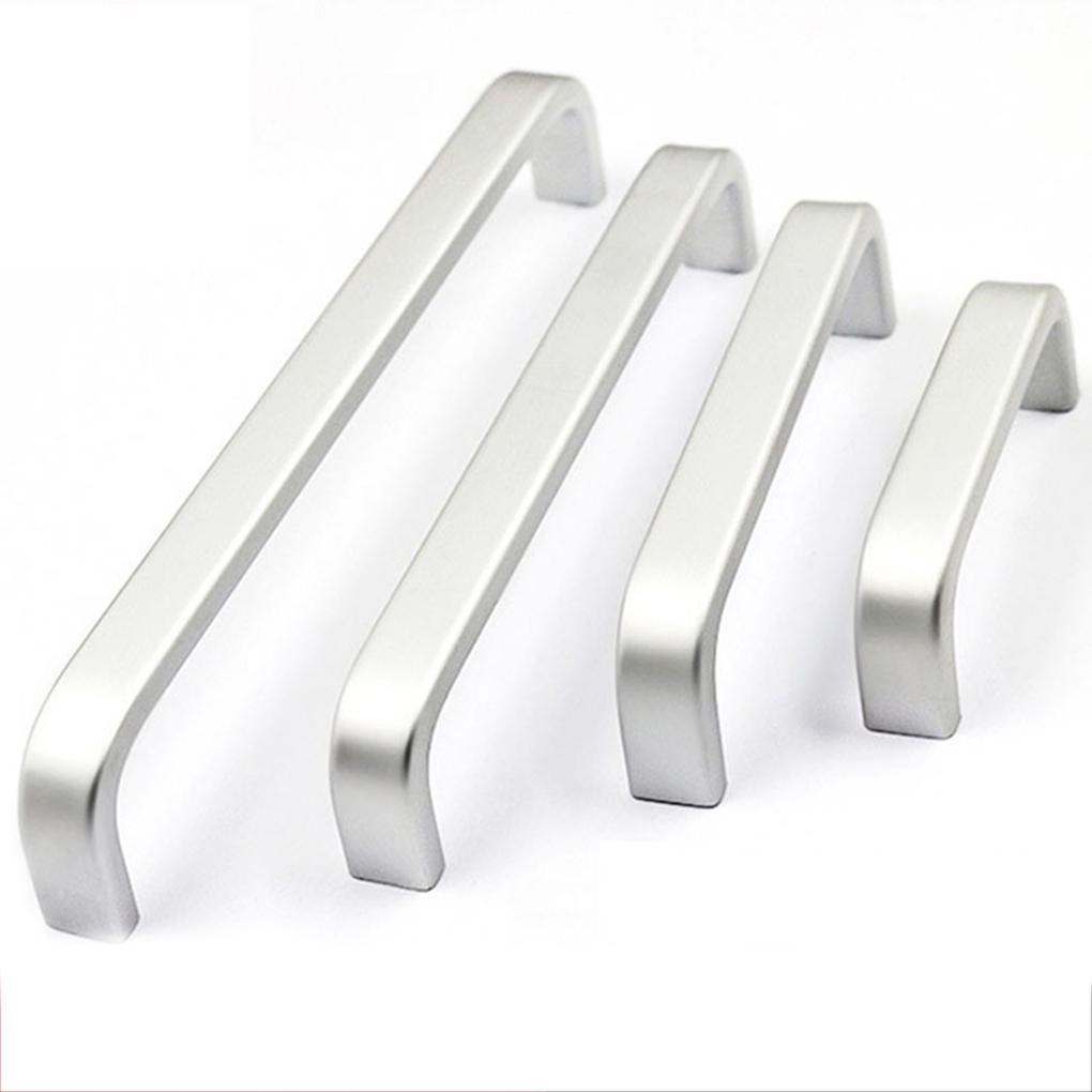 2Pcs Kitchen Handles Stainless Steel Hollow Tube Bar Cabinet Drawer Pull Knobs