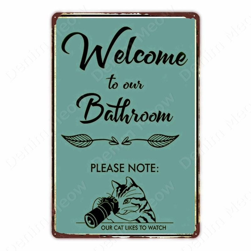 Черная кошка Винтажные жестяные таблички, забавный постер из металла, настенный декор, дом, бар, паб, кафе, ферма, ванная комната, я ненавижу всех