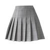 Supple Side Zipper Easy To Match Draping High Waist Student Skirt For Summer Pleated