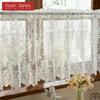 1 шт. Серия Nuan Французская Ретро Кружевная Короткая Занавеска, Рустикальный Стиль, Легкая Прозрачная Занавеска для Гостиной, Кухонного Шкафа, Окна, Домашний Декор