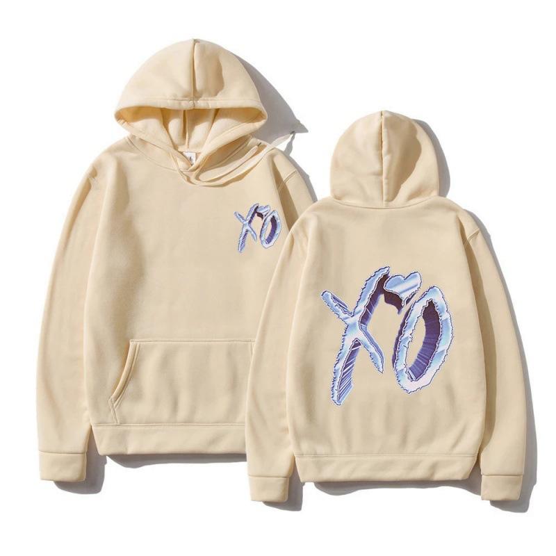 Винтажная двухсторонняя толстовка с капюшоном The Weeknd Dawn Fm