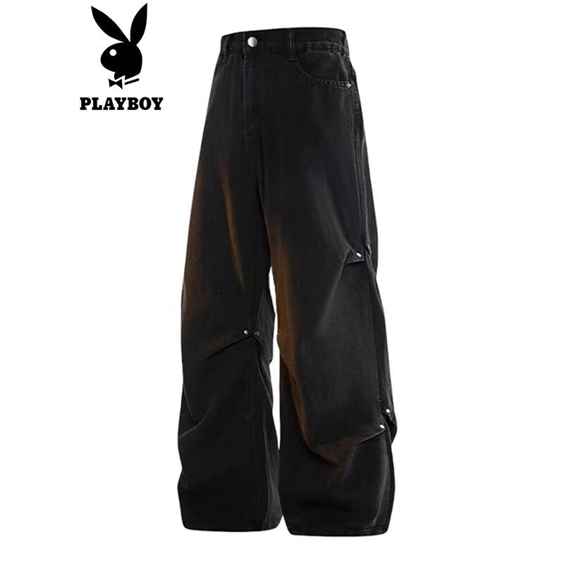 PLAYBOY Мужские прямые джинсы свободного кроя