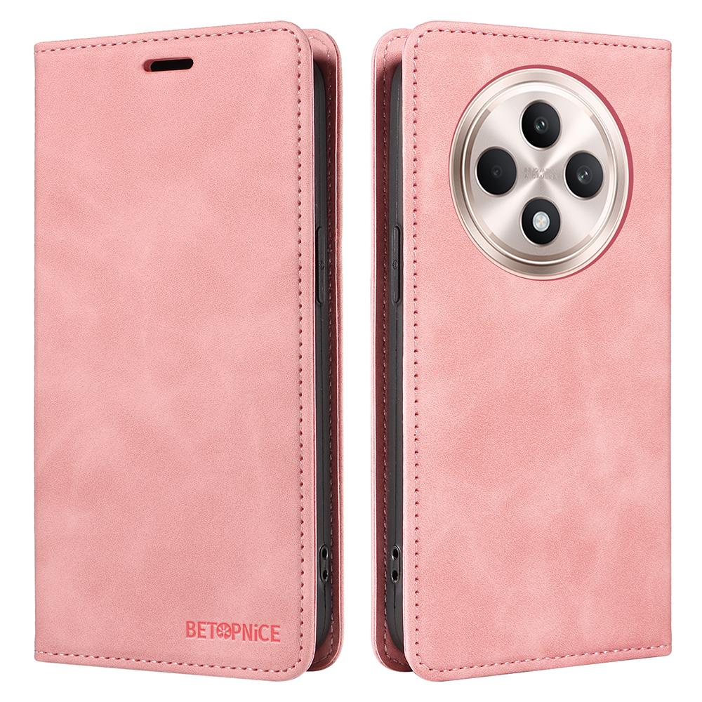 BETOPNICE 003 For Oppo Reno12 F 4G Wallet Case Leather Phone Cover with Stand