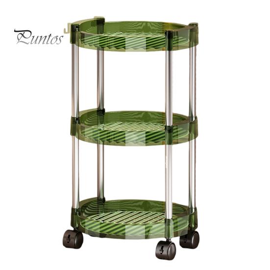 Стеллаж для хранения вещей, многоуровневая тележка с вращающимися на 360 градусов колесами, прочный несущий органайзер для косметики в ванной, полка большой емкости