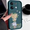 Модный чехол для телефона с цветочным узором для Xiaomi 14T 13T Pro 11T Poco F6 X6 Pro M6 X5 Pro Redmi Note 13 Мягкий силиконовый противоударный чехол