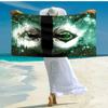 proof beach towel with Werder Bremen LOGO pattern - soft,absorbent,quick-drying,machine washable - perfect for swimming,camping,bathing