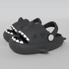 3D Children's Shark Hole Shoes Summer Household Baby Anti Slip Thick Sole Sandals Cute Cartoon Soft Sole Small Children's Slippers