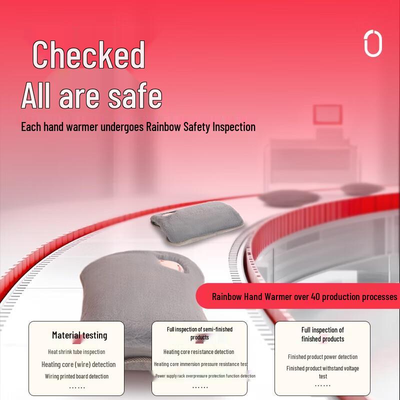Радужная электрическая грелка для рук и грелка для горячей воды