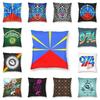 974 Reunion Island Flag Square Throw Pillow Case Home Decor Polyester Print Ile De La Reunion Cushion Cover for Living Room Sofa