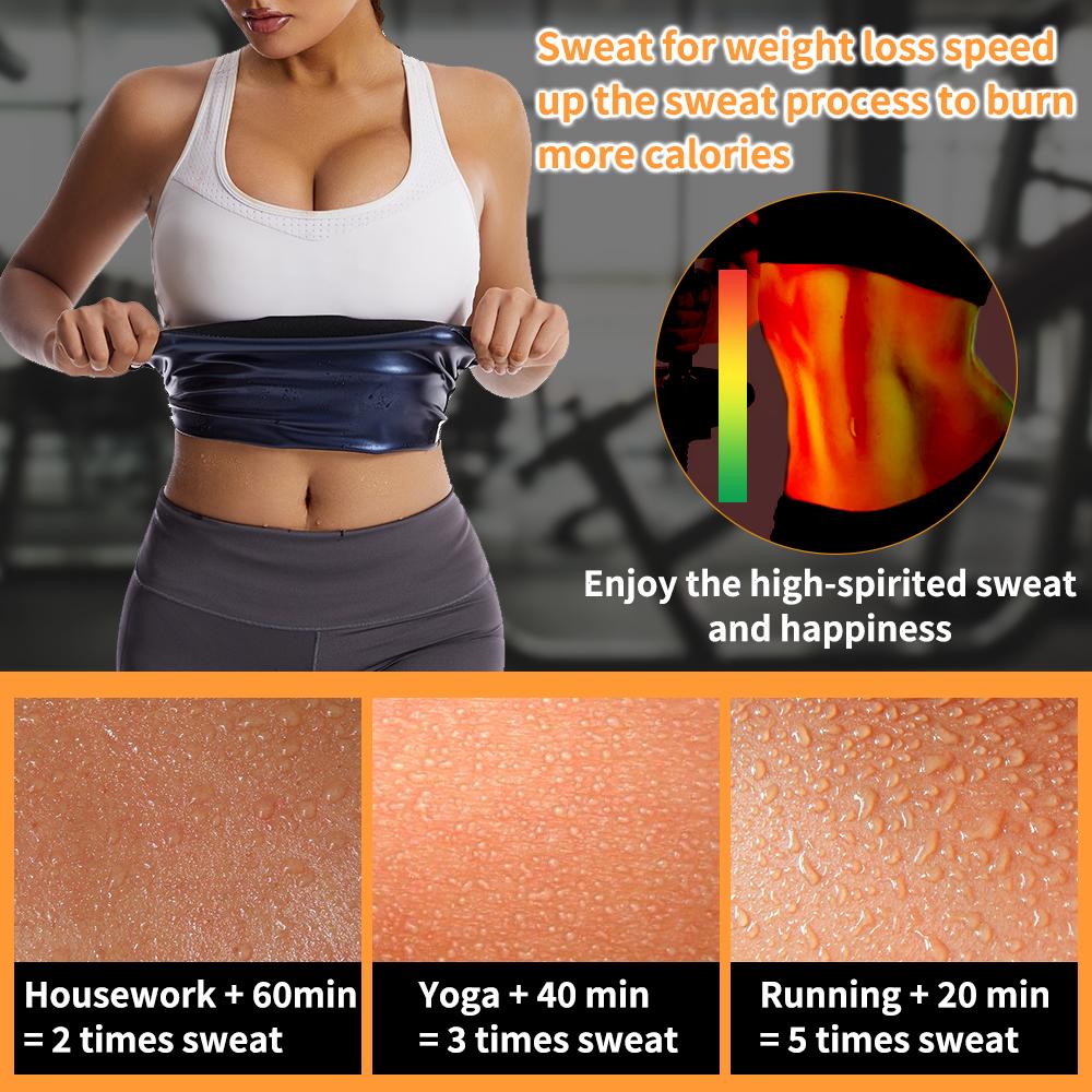Women Belly Sweat Band Waist Trimmer Belt Fat Burning Stomach Wraps Weight Loss Slimming Body Shaper Sauna Waist Trainer Corset
