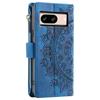 For Google Pixel 9/Pixel 9 Pro PU Leather Case Mandala Flower Pattern Phone Cover Wallet